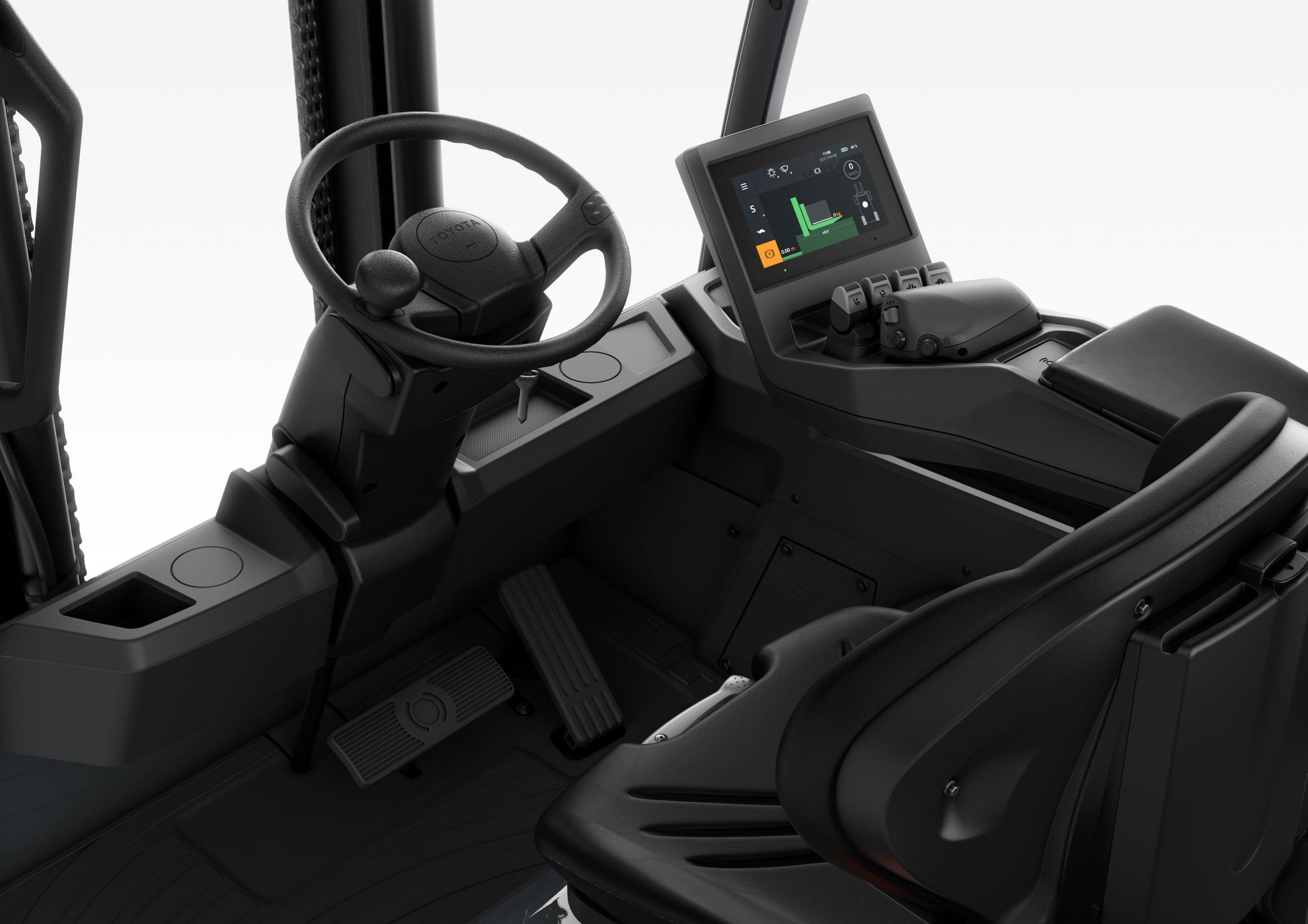 80V Electric Pneumatic Forklift - Image 4