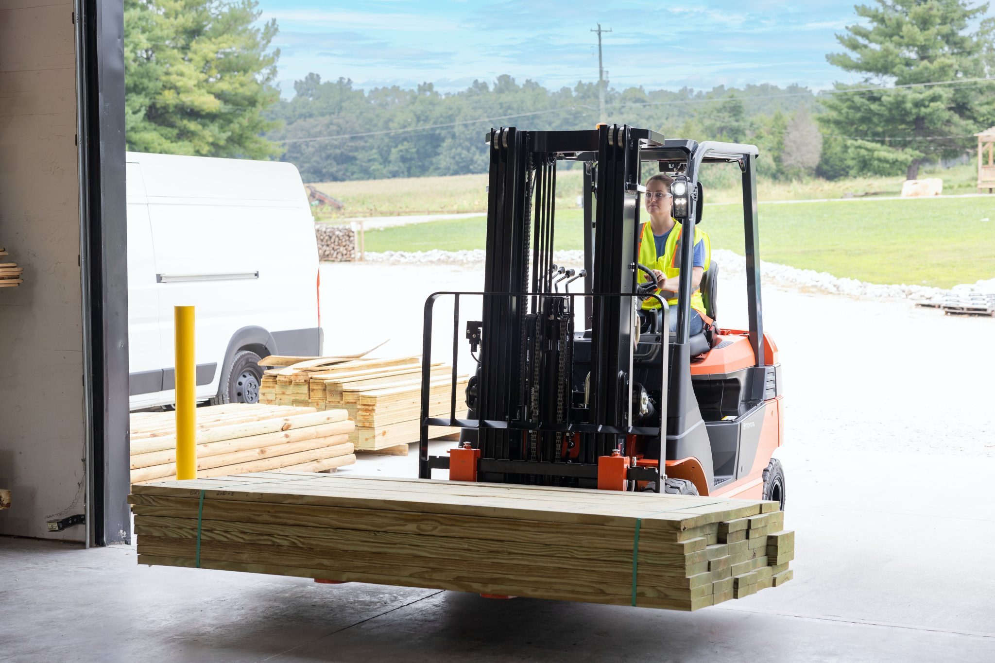 48V Electric Pneumatic Forklift - Image 6